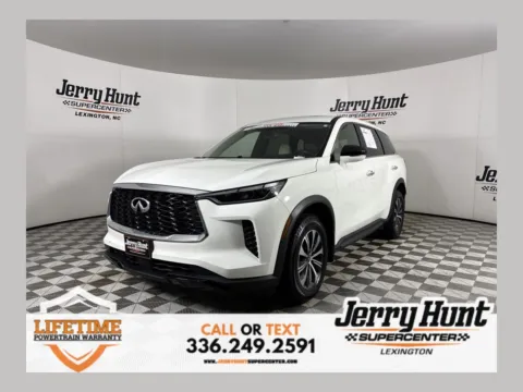 White 2023 INFINITI QX60 PURE for sale in Lexington, NC
