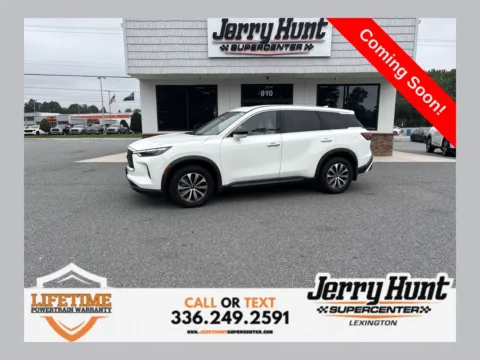 White 2023 INFINITI QX60 PURE for sale in Lexington, NC