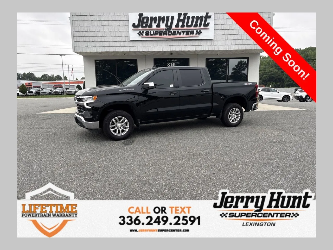 Black 2025 Chevrolet Silverado 1500 LT for sale in Lexington, NC