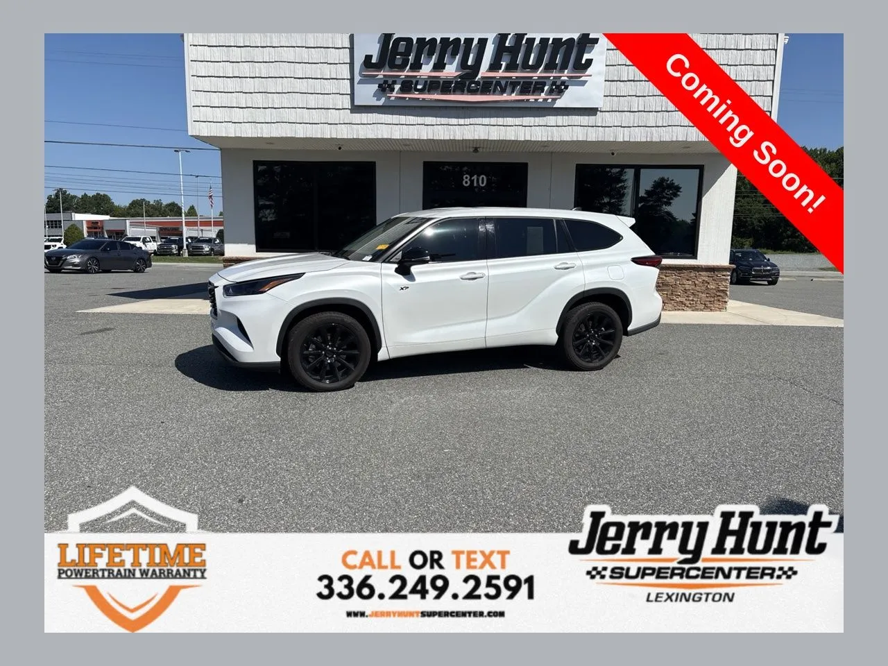 White 2022 Toyota Highlander L for sale in Lexington, NC