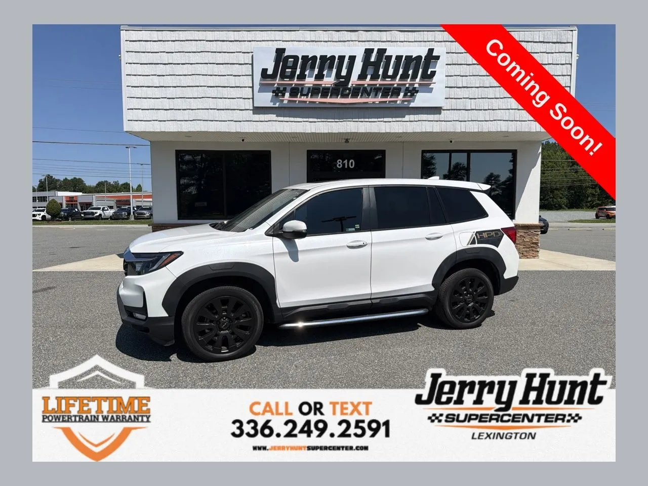 White 2023 Honda Passport EX-L for sale in Lexington, NC