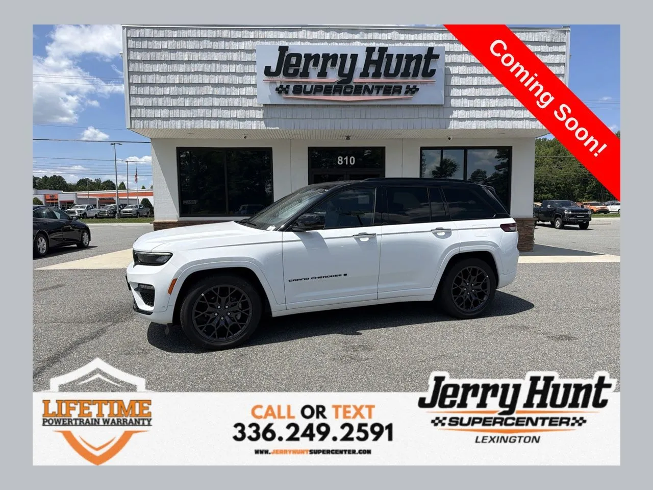White 2025 Jeep Grand Cherokee Summit for sale in Lexington, NC