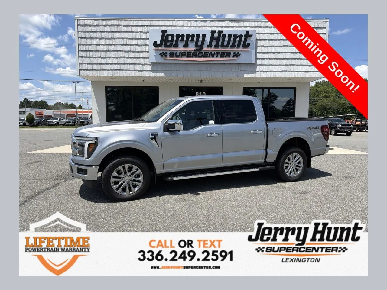 Silver 2025 Ford F-150 Lariat for sale in Lexington, NC