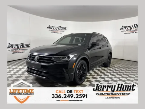 Black 2022 Volkswagen Tiguan 2.0T SE R-Line Black for sale in Lexington, NC
