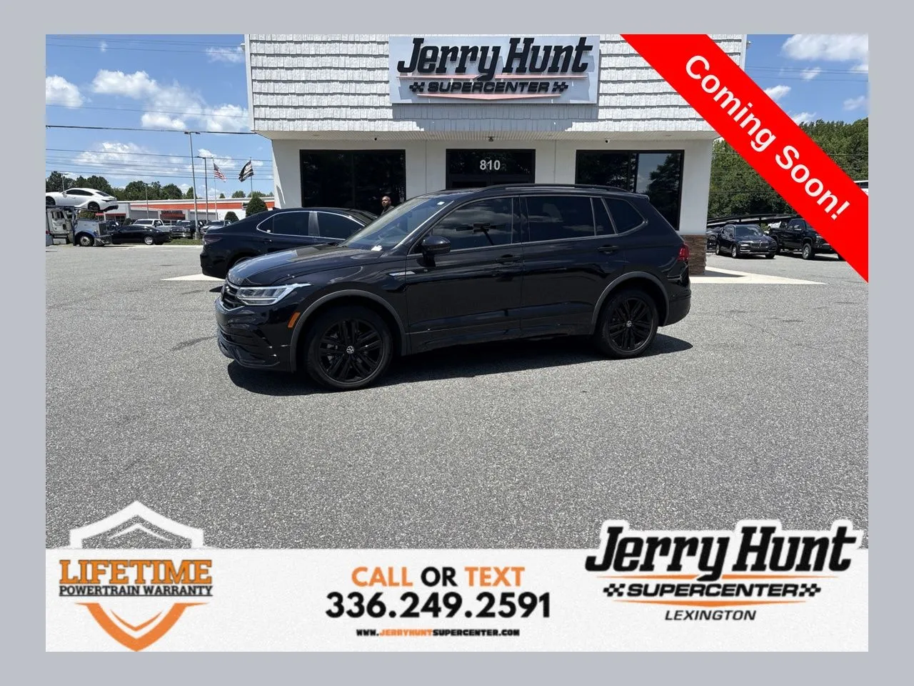 Black 2022 Volkswagen Tiguan 2.0T SE R-Line Black for sale in Lexington, NC