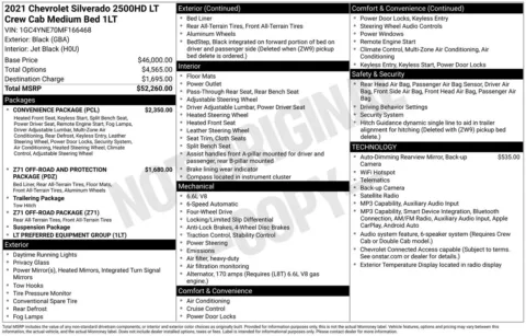 Another view of 2021 Chevrolet Silverado 2500 HD LT for sale in Lexington, NC at Jerry Hunt Supercenter - Lexington