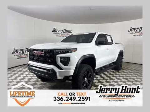 White 2024 GMC Canyon Elevation for sale in Lexington, NC