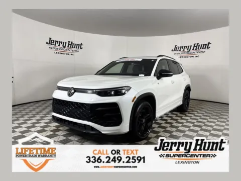 White 2025 Volkswagen Tiguan 2.0T SE R-Line Black for sale in Lexington, NC