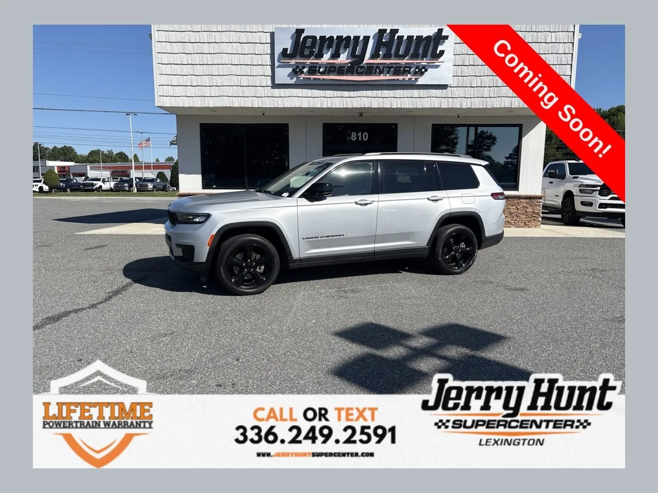 Silver 2023 Jeep Grand Cherokee L Altitude for sale in Lexington, NC