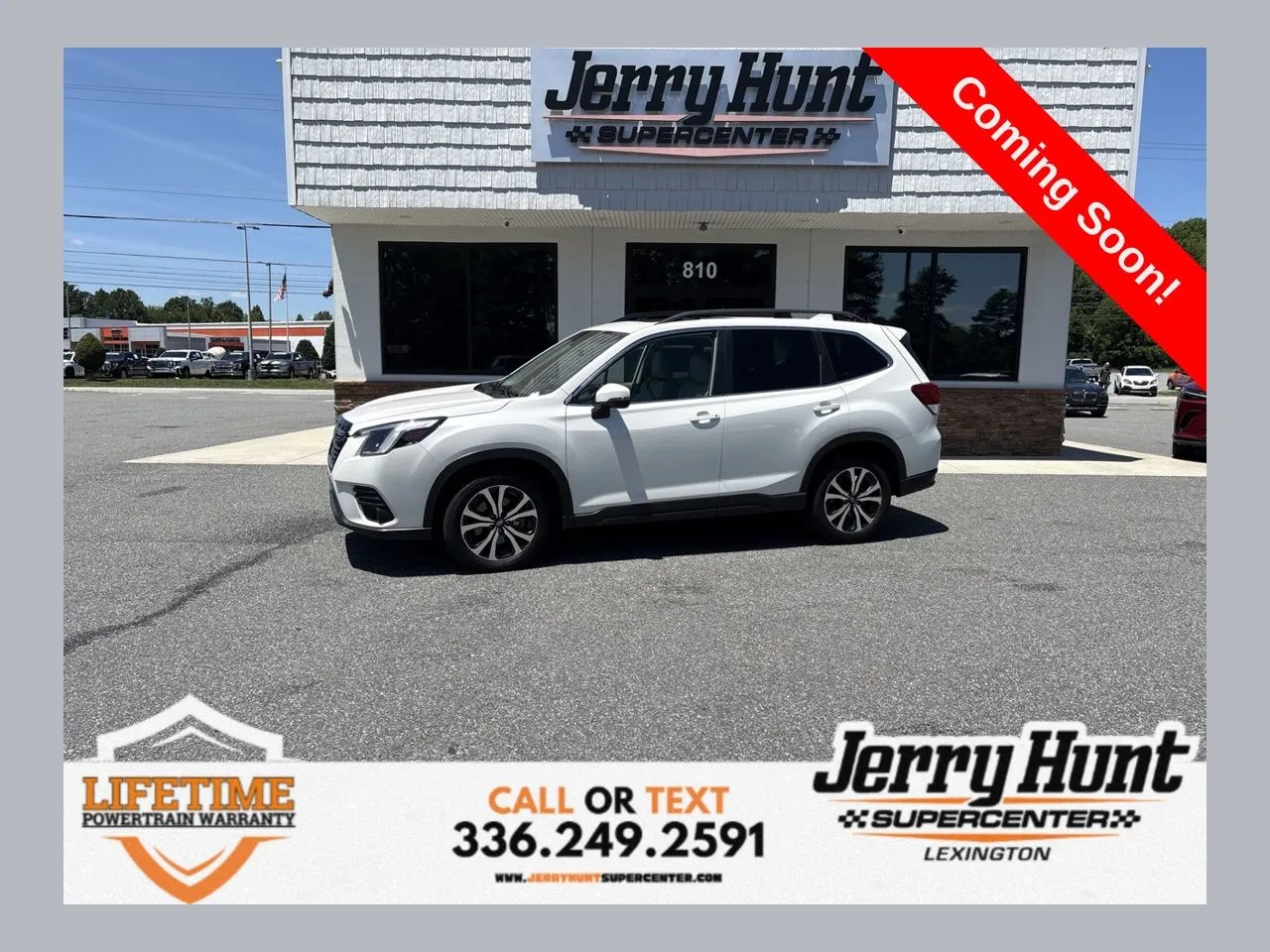 White 2023 Subaru Forester Limited for sale in Lexington, NC