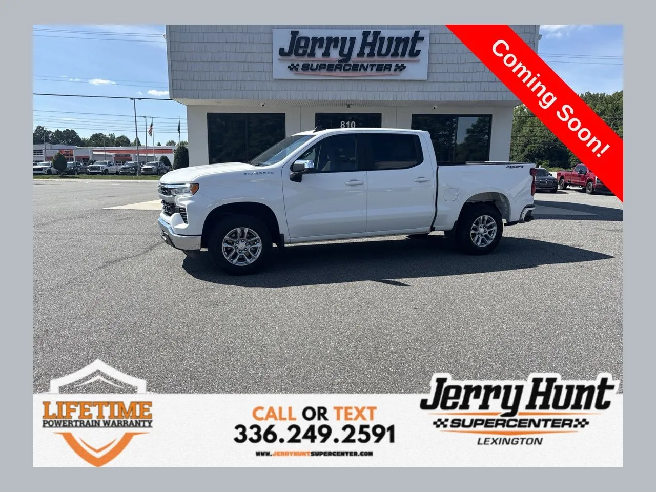 White 2023 Chevrolet Silverado 1500 LT for sale in Lexington, NC