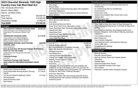 Another view of 2023 Chevrolet Silverado 1500 High Country for sale in Lexington, NC at Jerry Hunt Supercenter - Lexington