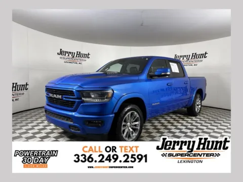 Blue 2021 Ram 1500 Laramie for sale in Lexington, NC