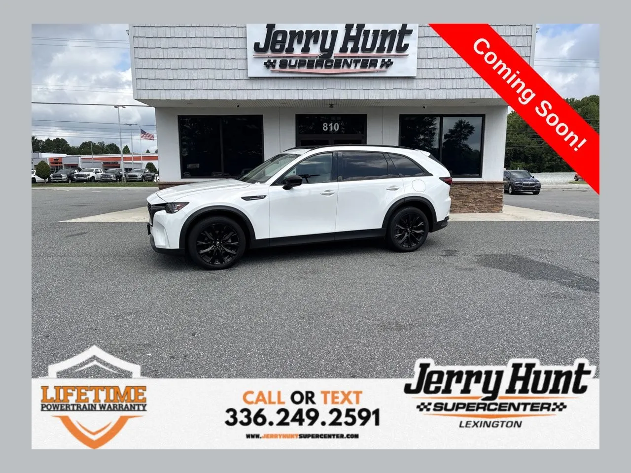 White 2025 Mazda CX-90 3.3 Turbo Premium for sale in Lexington, NC