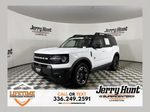 White 2025 Ford Bronco Sport Outer Banks for sale in Lexington, NC