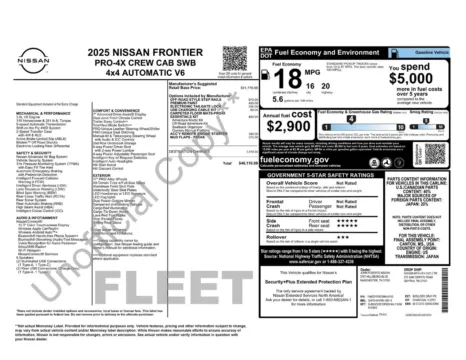More photos of 2025 Nissan Frontier PRO-4X at Jerry Hunt Supercenter - Lexington, NC