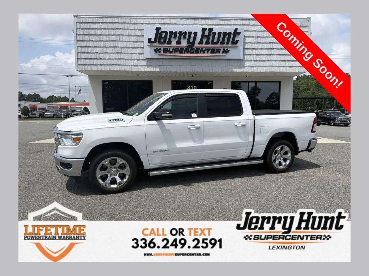 White 2022 Ram 1500 Big Horn/Lone Star for sale in Lexington, NC