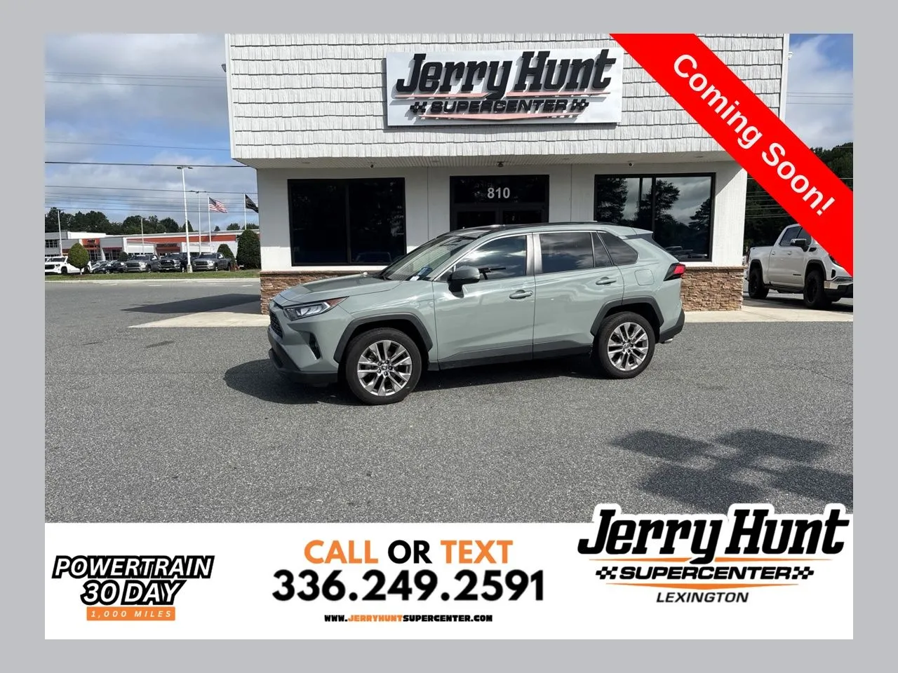 Gray 2021 Toyota RAV4 XLE Premium for sale in Lexington, NC