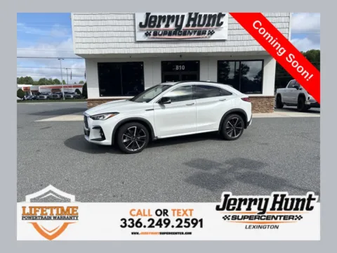 White 2023 INFINITI QX55 LUXE for sale in Lexington, NC