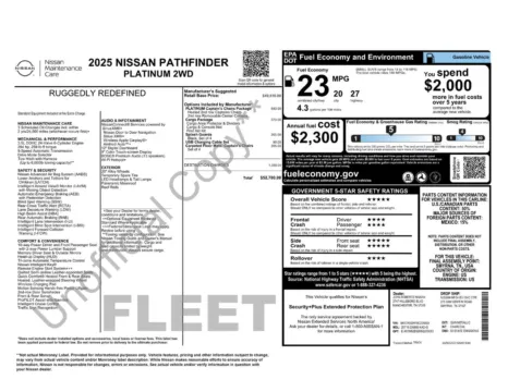 More photos of 2025 Nissan Pathfinder Platinum at Jerry Hunt Supercenter - Lexington, NC