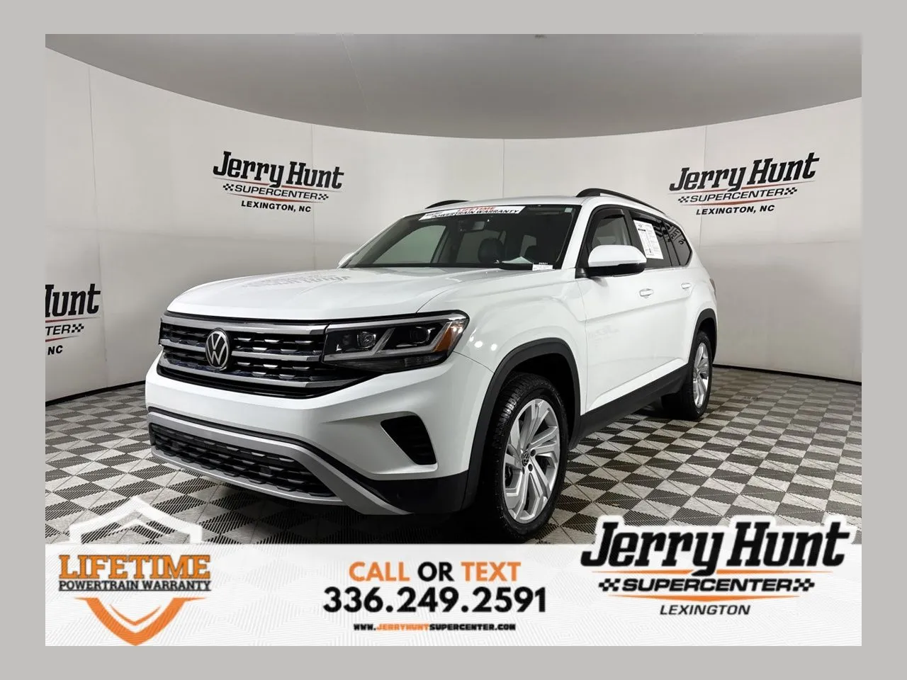 White 2023 Volkswagen Atlas 3.6L V6 SE w/Technology for sale in Lexington, NC