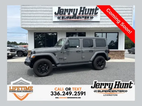 Gray 2022 Jeep Wrangler Unlimited Sahara Altitude for sale in Lexington, NC