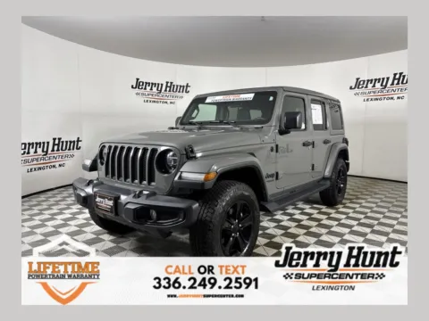 Gray 2022 Jeep Wrangler Unlimited Sahara Altitude for sale in Lexington, NC