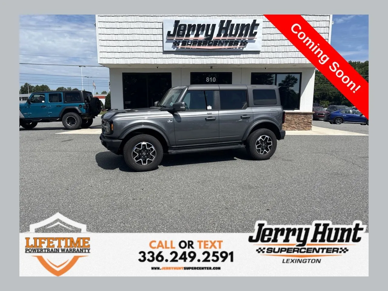 Gray 2022 Ford Bronco Outer Banks for sale in Lexington, NC