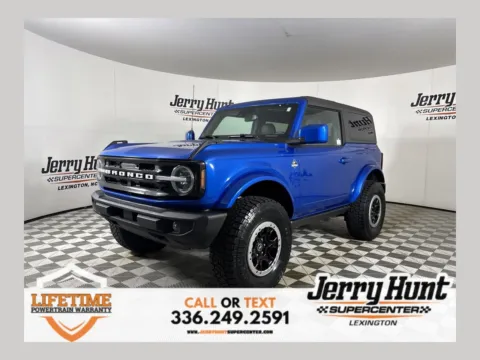 Blue 2022 Ford Bronco Outer Banks for sale in Lexington, NC