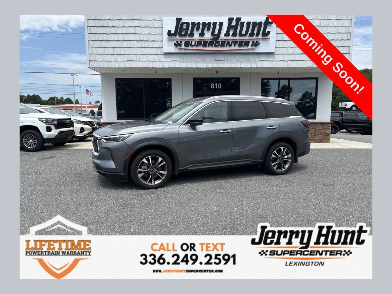 Gray 2023 INFINITI QX60 LUXE for sale in Lexington, NC