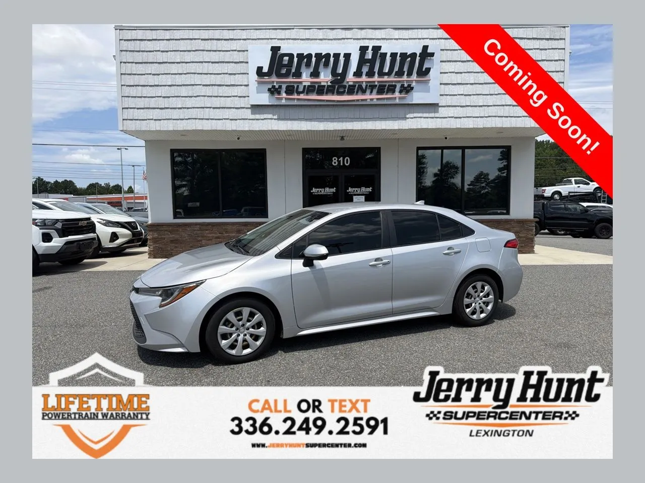 Silver 2022 Toyota Corolla LE for sale in Lexington, NC