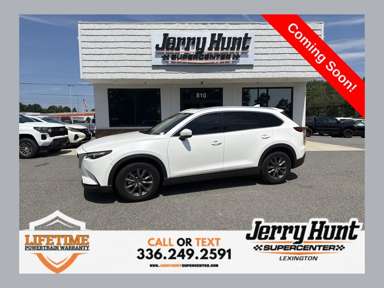 White 2022 Mazda CX-9 Touring for sale in Lexington, NC