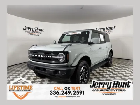 Gray 2024 Ford Bronco Outer Banks for sale in Lexington, NC