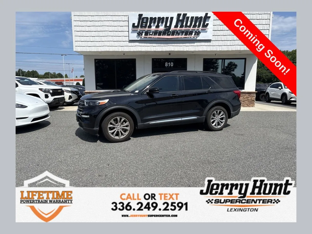 Black 2023 Ford Explorer XLT for sale in Lexington, NC