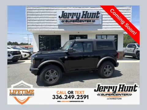 Black 2024 Ford Bronco Big Bend for sale in Lexington, NC