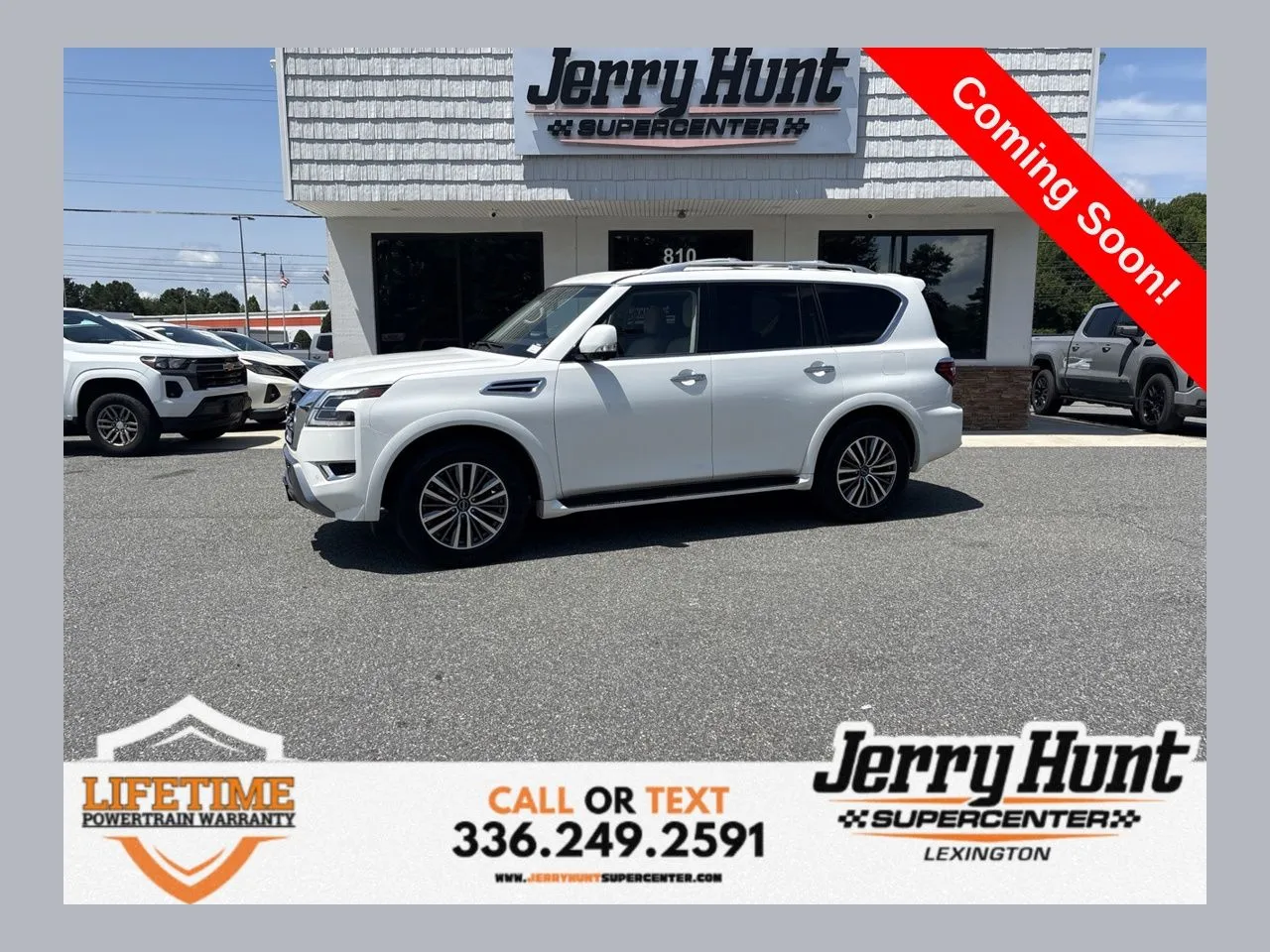 White 2024 Nissan Armada SL for sale in Lexington, NC