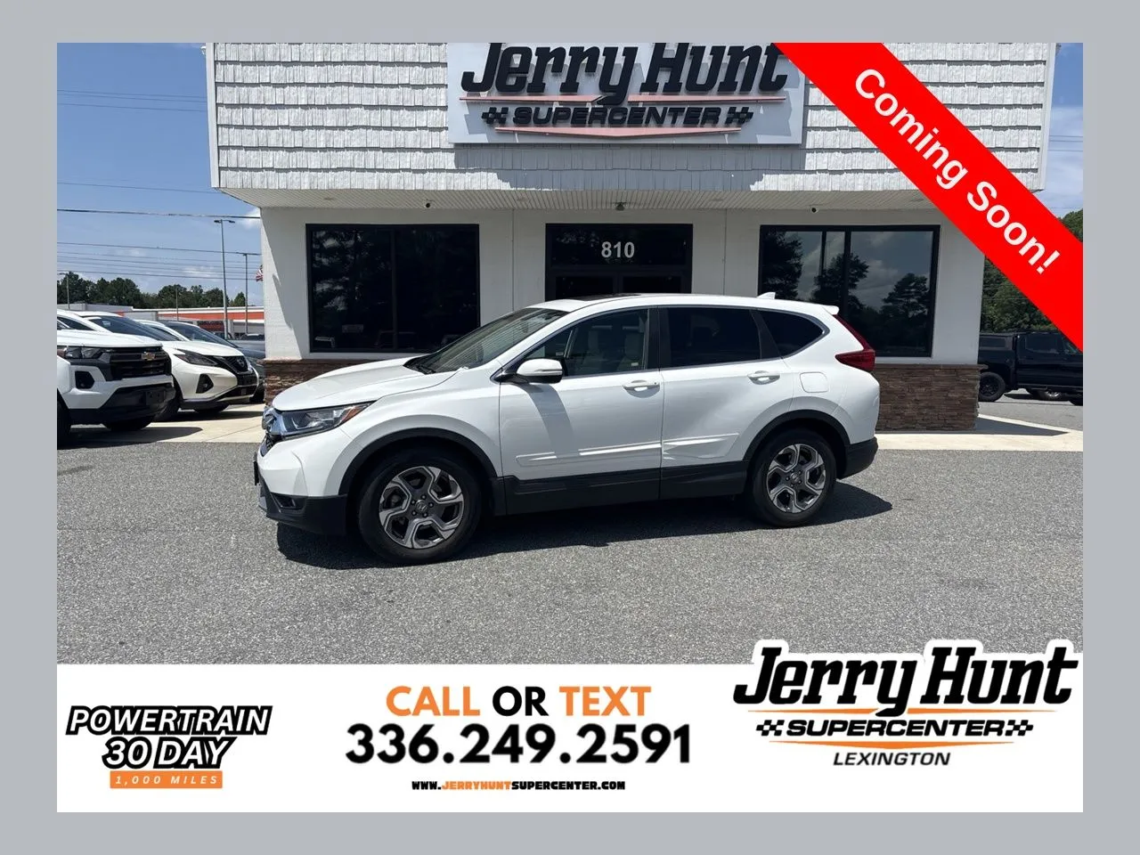 White 2019 Honda CR-V EX-L for sale in Lexington, NC
