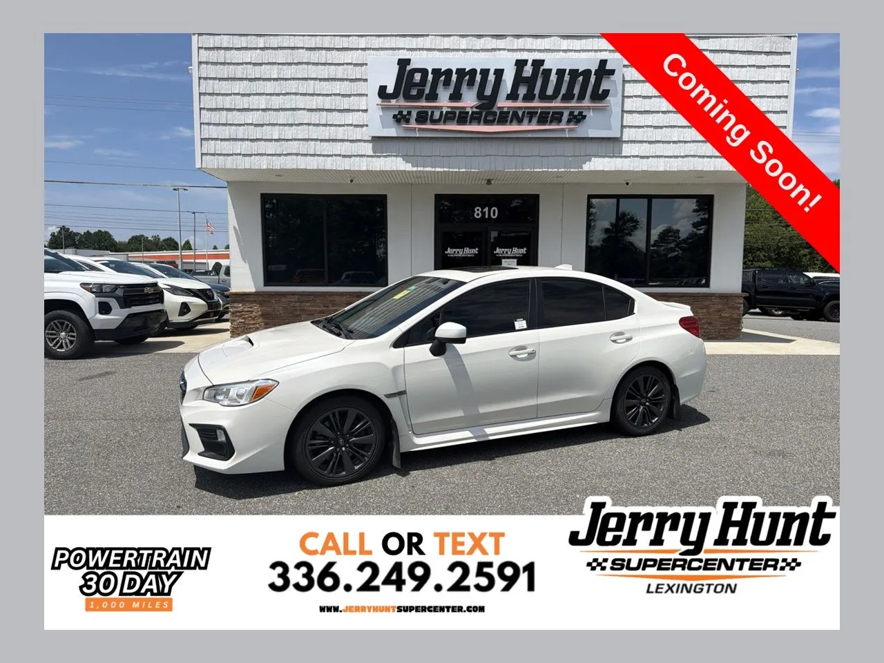 White 2021 Subaru WRX Premium for sale in Lexington, NC
