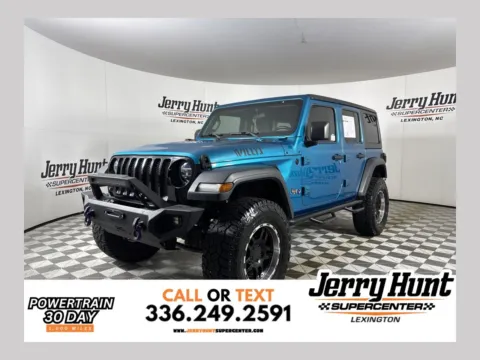 Blue 2020 Jeep Wrangler Unlimited Sport for sale in Lexington, NC