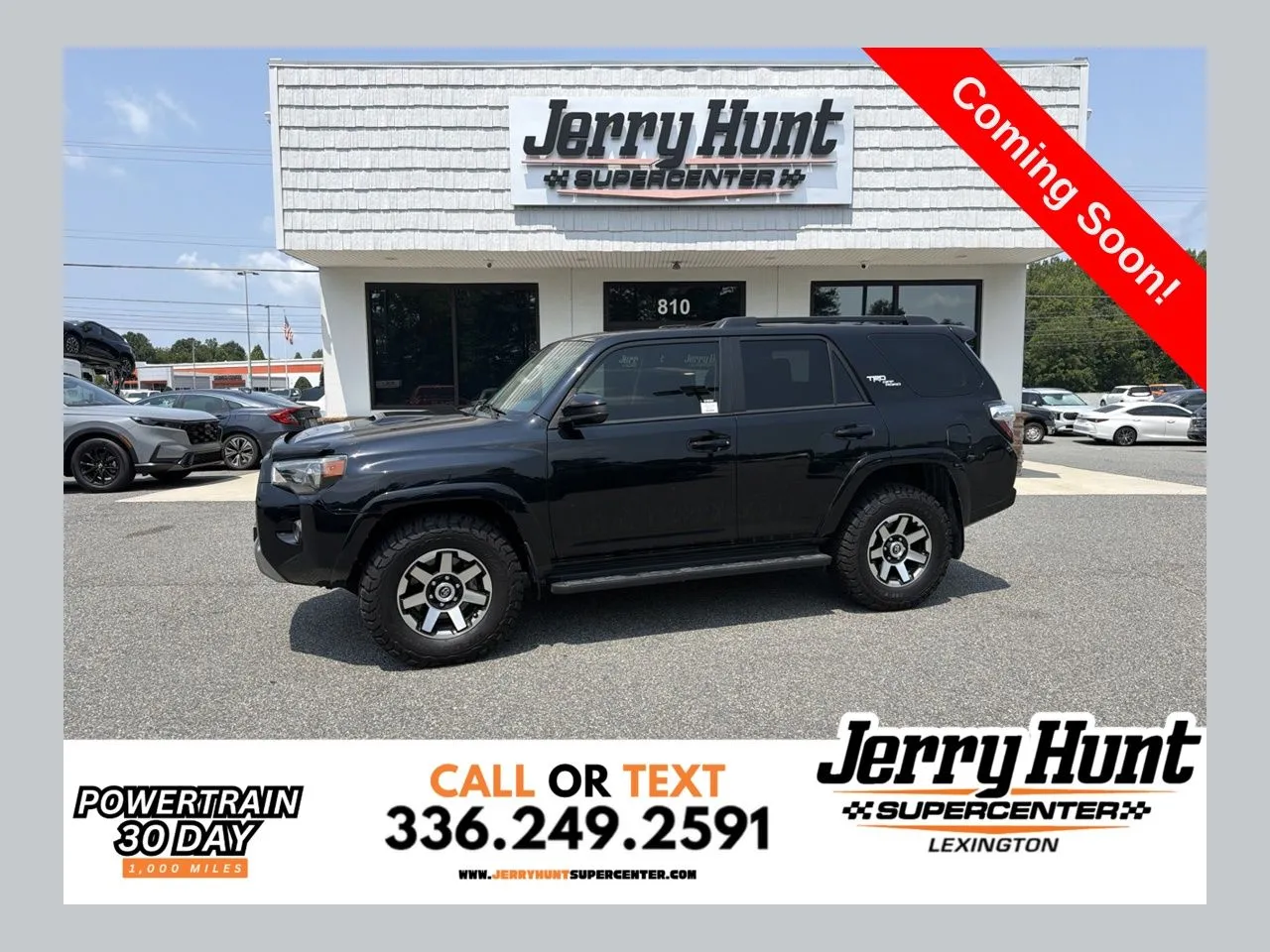 Black 2021 Toyota 4Runner TRD Off-Road for sale in Lexington, NC