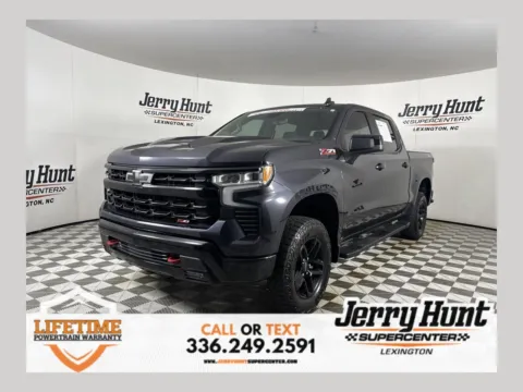 Gray 2024 Chevrolet Silverado 1500 LT Trail Boss for sale in Lexington, NC