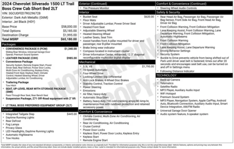 More photos of 2024 Chevrolet Silverado 1500 LT Trail Boss at Jerry Hunt Supercenter - Lexington, NC
