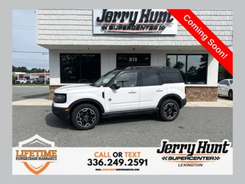 White 2025 Ford Bronco Sport Outer Banks for sale in Lexington, NC