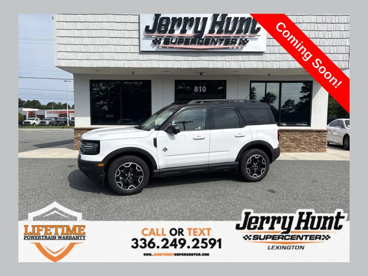 White 2025 Ford Bronco Sport Outer Banks for sale in Lexington, NC