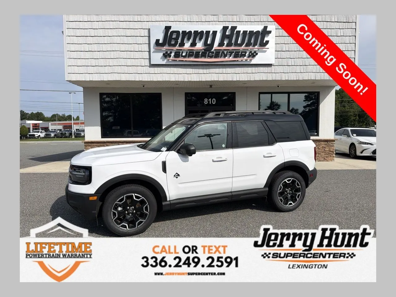 White 2025 Ford Bronco Sport Outer Banks for sale in Lexington, NC