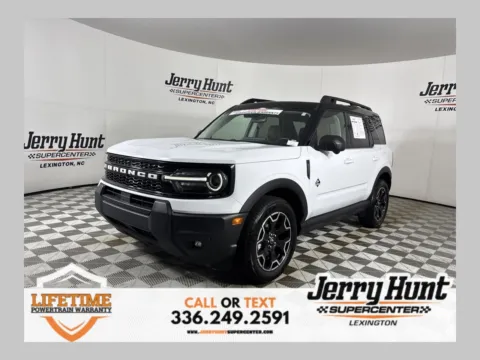 White 2025 Ford Bronco Sport Outer Banks for sale in Lexington, NC