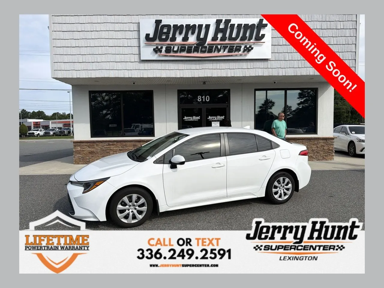 White 2024 Toyota Corolla LE for sale in Lexington, NC