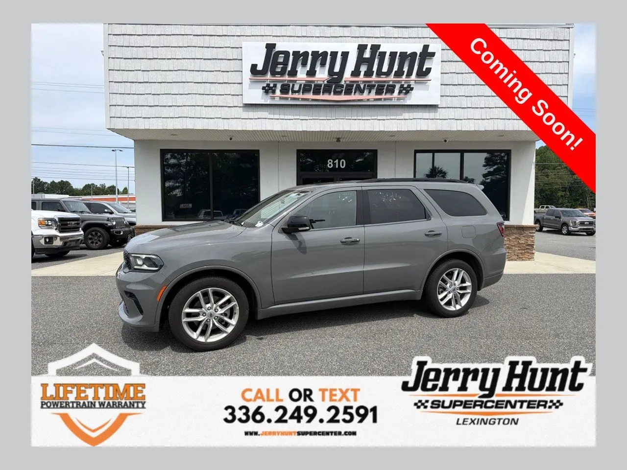 Gray 2024 Dodge Durango GT Plus for sale in Lexington, NC