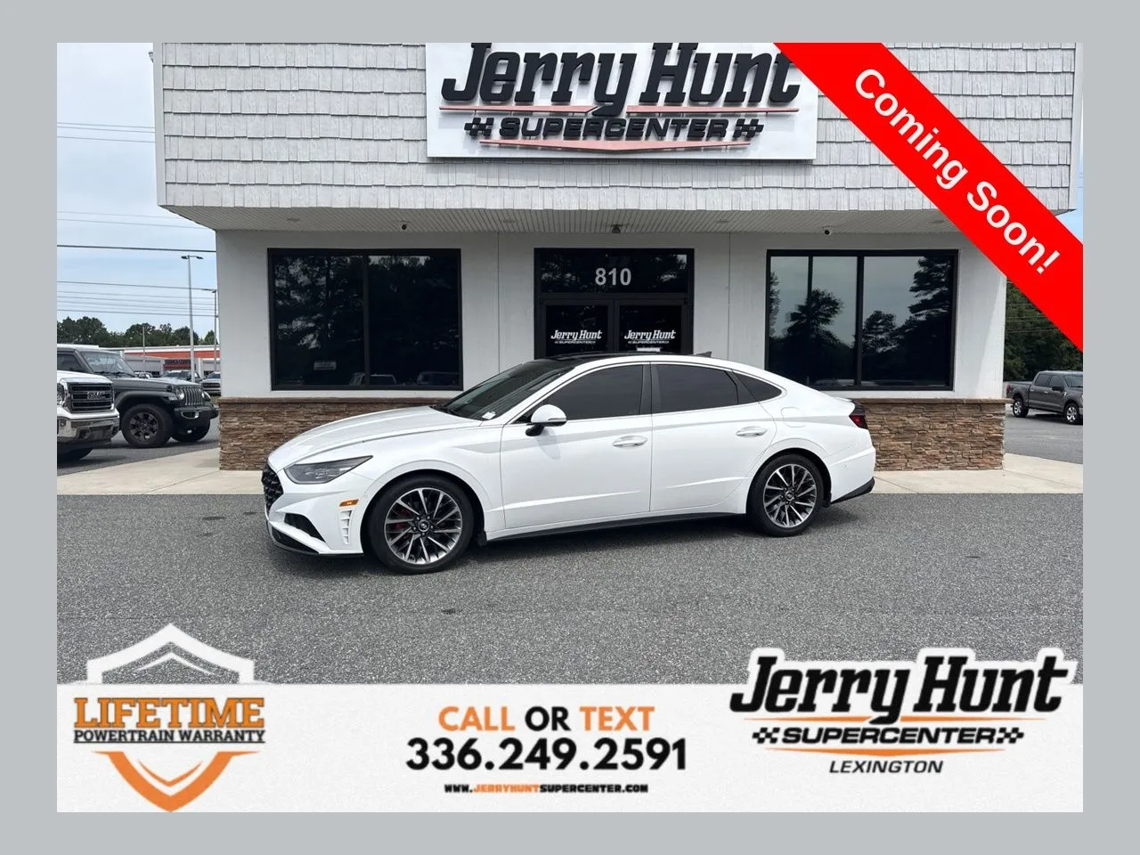 White 2022 Hyundai Sonata Limited for sale in Lexington, NC