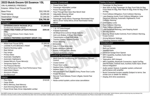 More photos of 2023 Buick Encore GX Essence at Jerry Hunt Supercenter - Lexington, NC